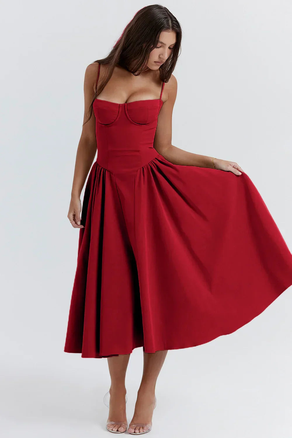 LUNARA - Chic Midi Dress