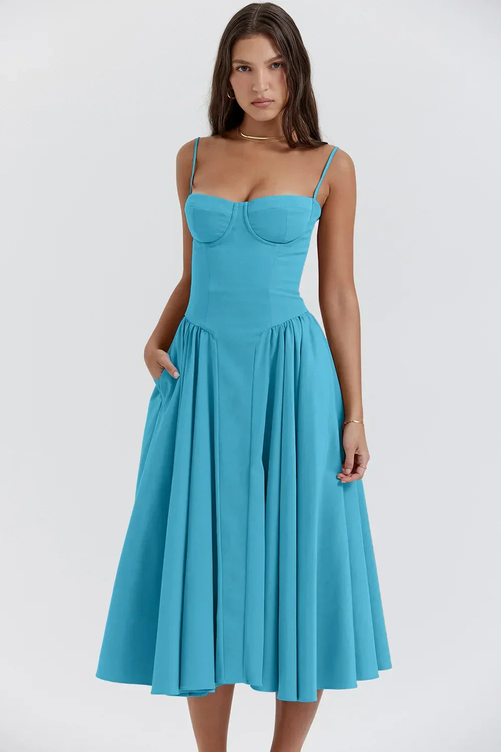 LUNARA - Chic Midi Dress