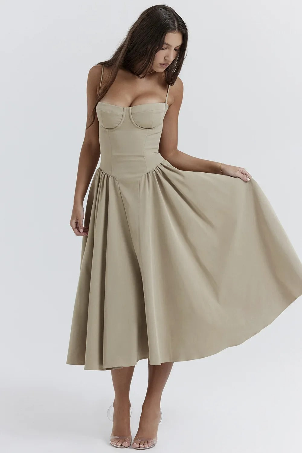 LUNARA - Chic Midi Dress