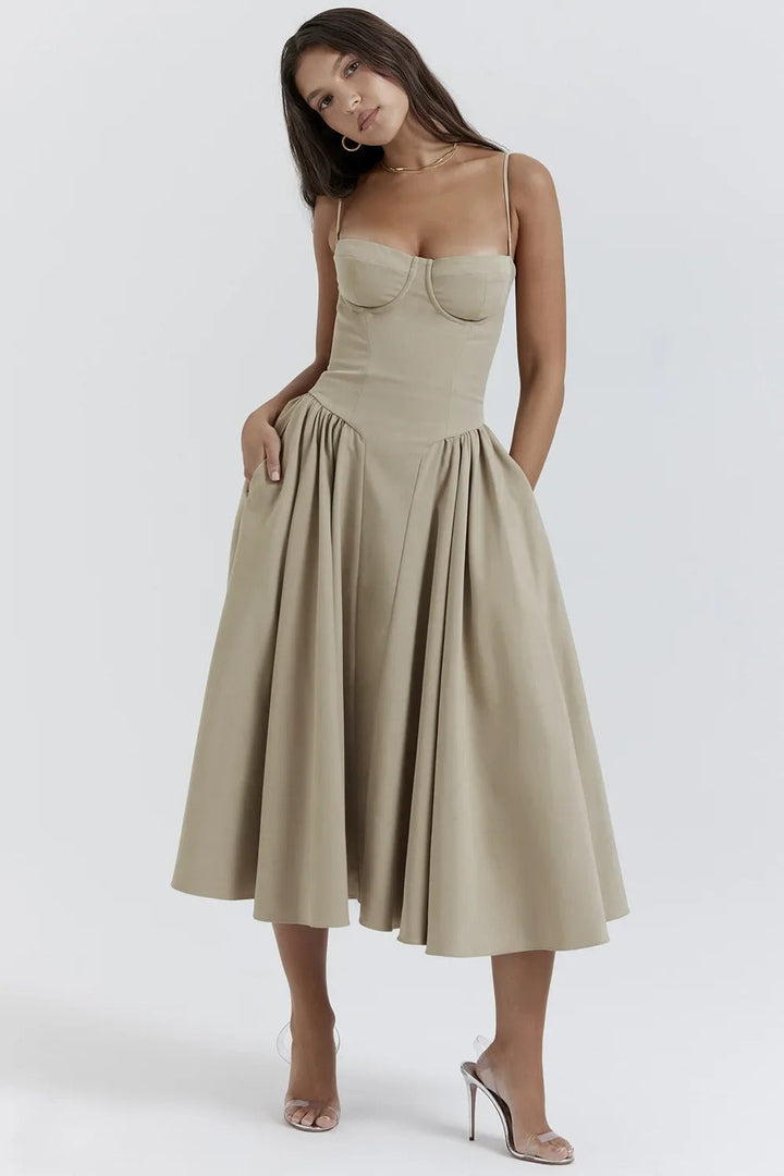 LUNARA - Chic Midi Dress