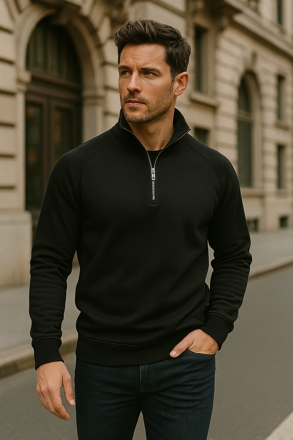 CAELEN - Half-Zip Pullover