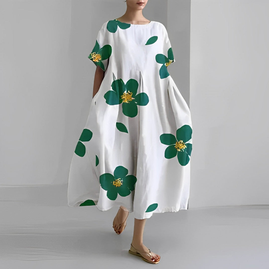 SOLARA - Boho Floral Dress