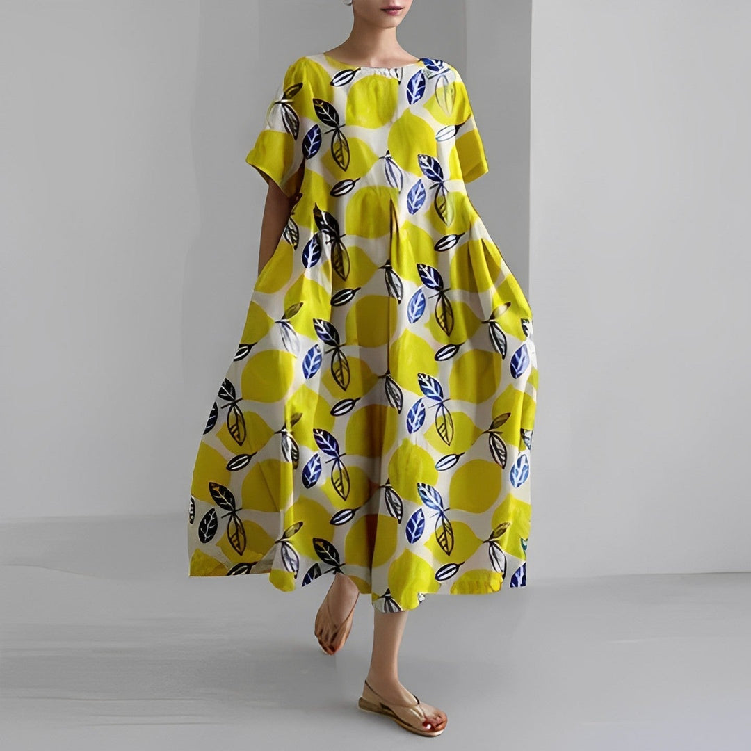 SOLARA - Boho Floral Dress