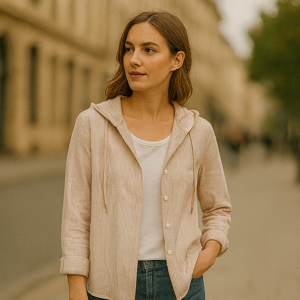 NUVIRA - Hooded Blouse