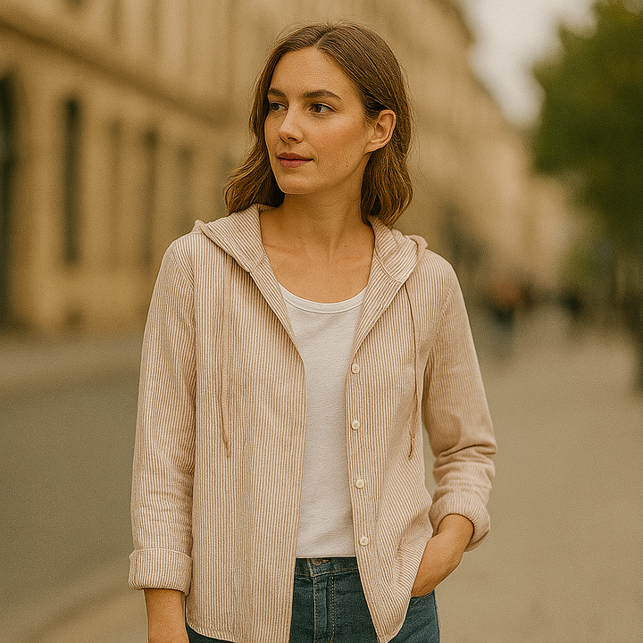 NUVIRA - Hooded Blouse
