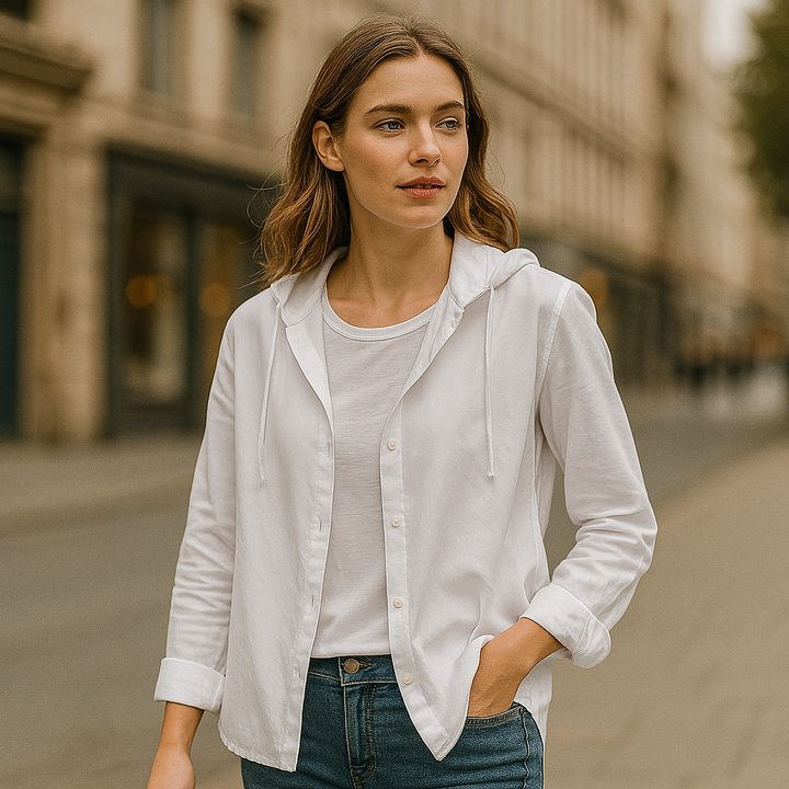 NUVIRA - Hooded Blouse