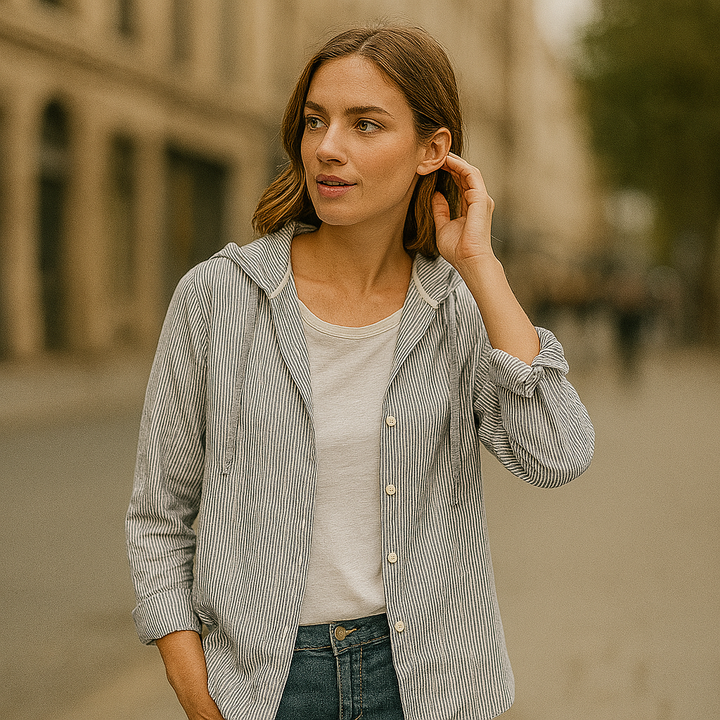 NUVIRA - Hooded Blouse