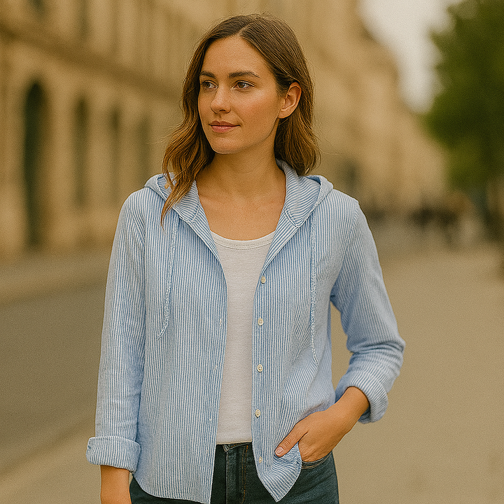NUVIRA - Hooded Blouse