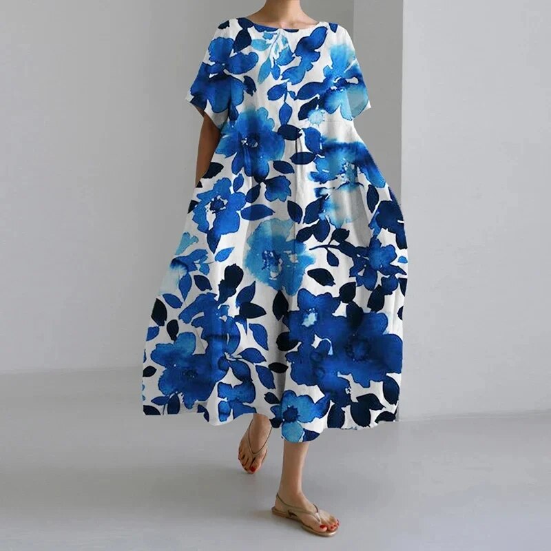 SOLARA - Boho Floral Dress