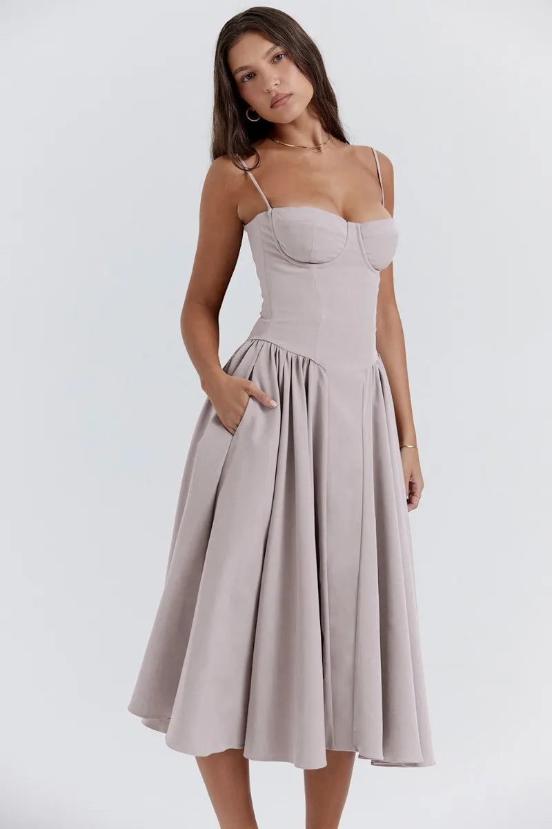 LUNARA - Chic Midi Dress