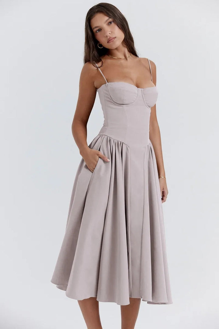 LUNARA - Chic Midi Dress