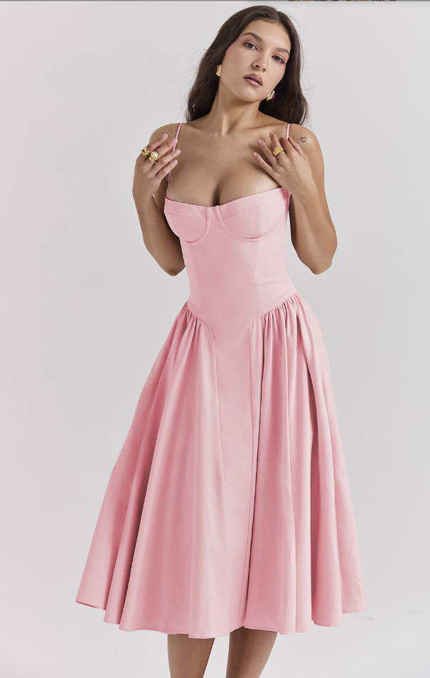 LUNARA - Chic Midi Dress