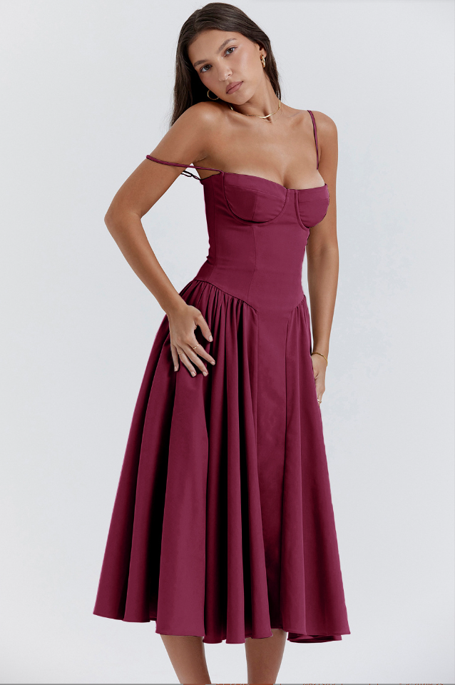 LUNARA - Chic Midi Dress