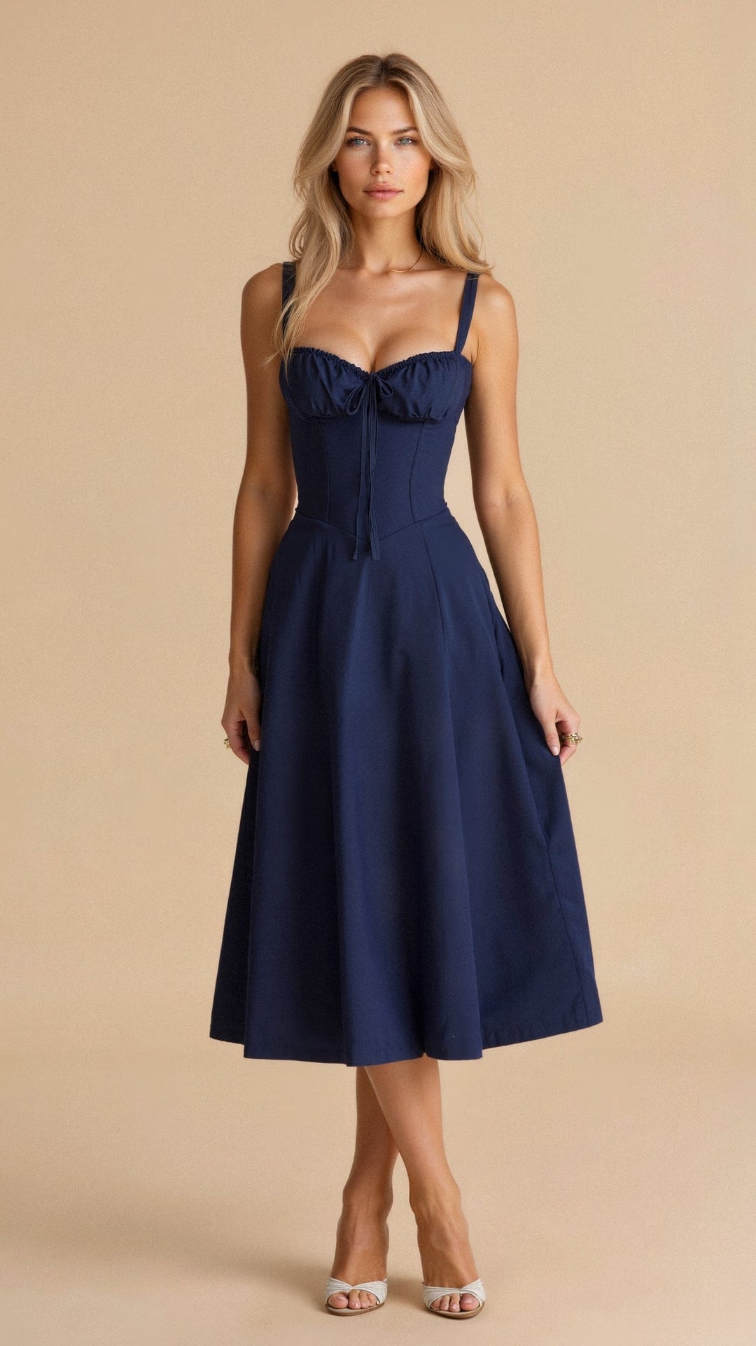 SOLENA - Waist  Defining Dress