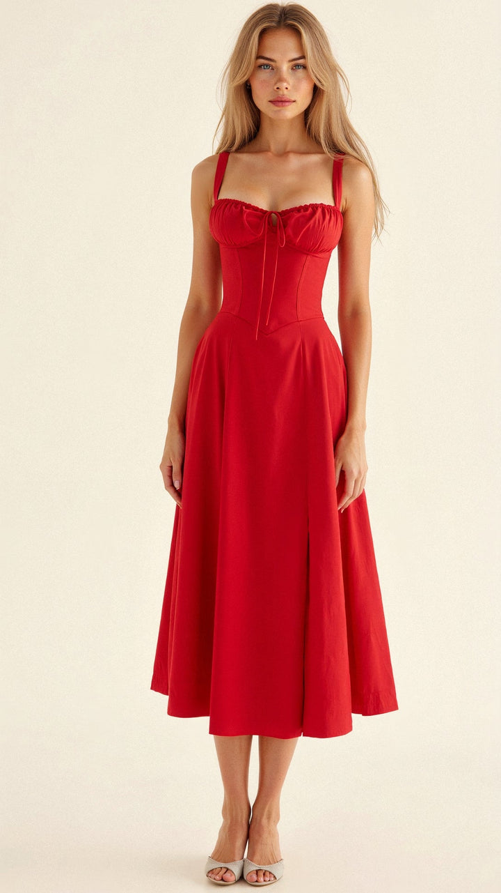 SOLENA - Waist  Defining Dress