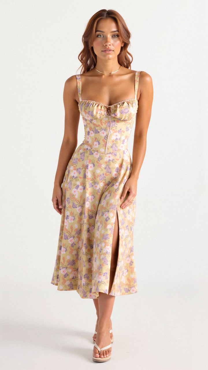 SOLENA - Waist  Defining Dress
