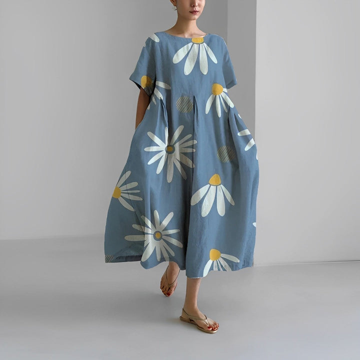 SOLARA - Boho Floral Dress
